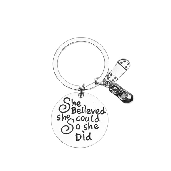 Tap Dance Keychain - She Believed She Could So She Did