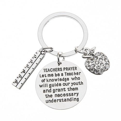 Teacher Prayer Keychain