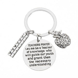 Teacher Prayer Keychain