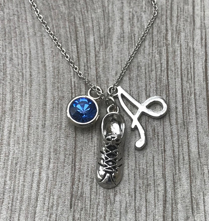 Personalized Runner Charm Necklace