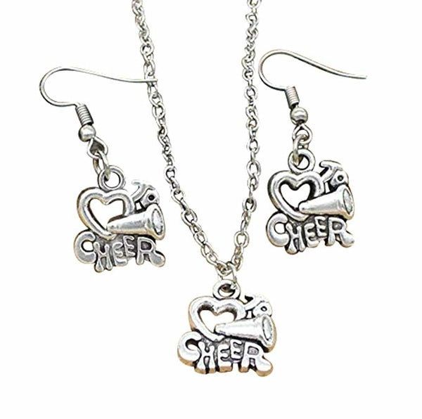 Cheer Necklace & Earring Set