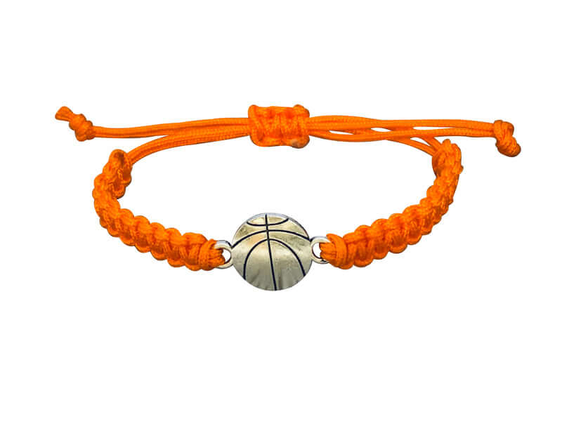 Basketball Rope Bracelet in Orange Color