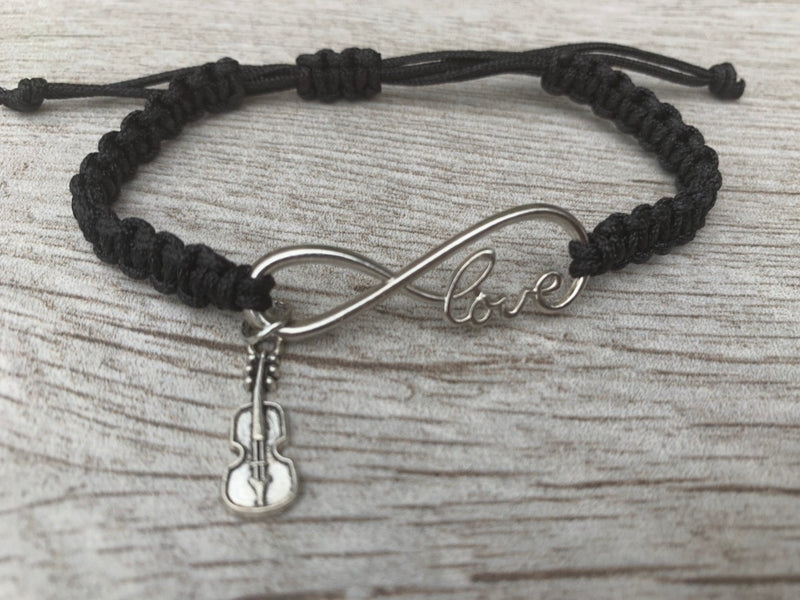 Violin Infinity Bracelet