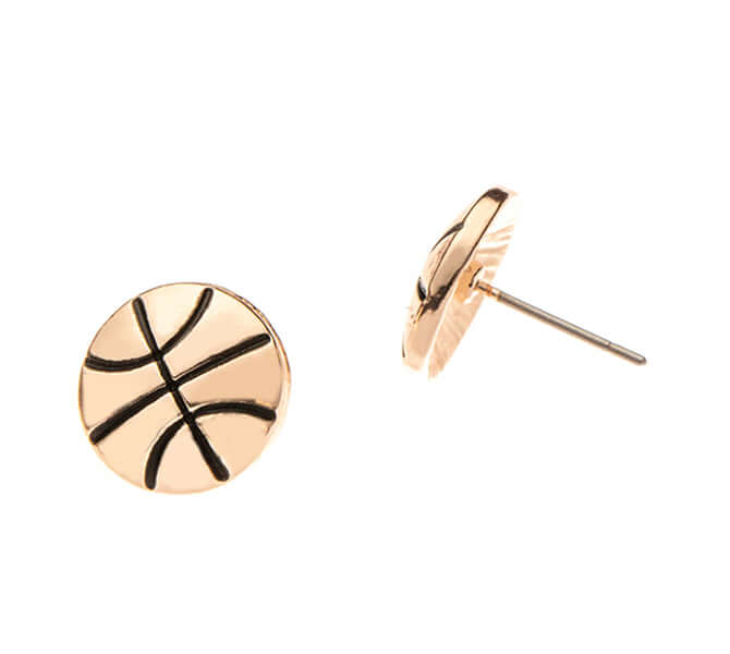 Basketball Stud Earrings