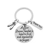 Dance Teacher Keychain - Great Teacher is Hard to Find But Impossible to Forget