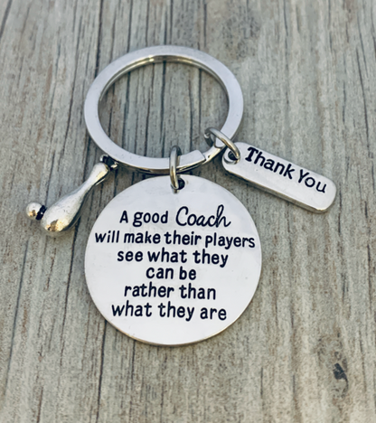 Bowling Coach Keychain - See What They Can Be