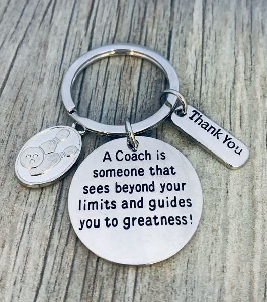 Bowling Coach Keychain - See Beyond Limits
