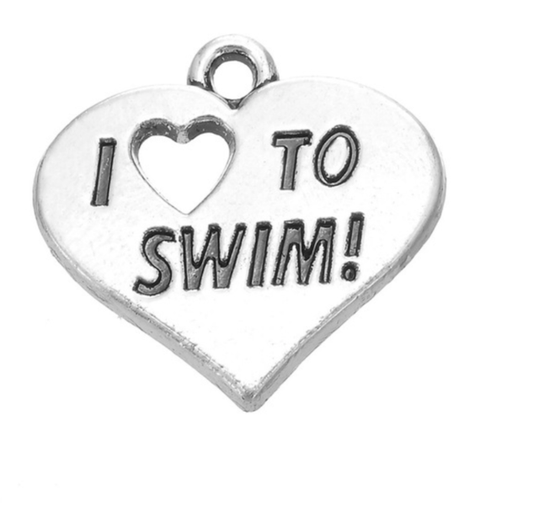 Love to Swim Charm