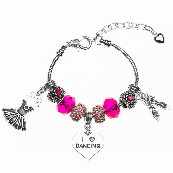 Girls Dance Beaded Bracelet
