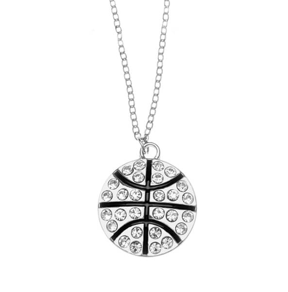 Basketball Rhinestone Necklace