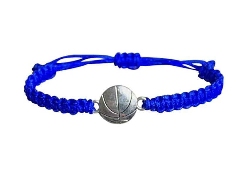 Basketball Rope Bracelet in Blue Color