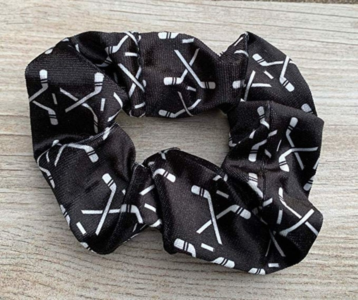Ice Hockey Premium Velvet Scrunchie