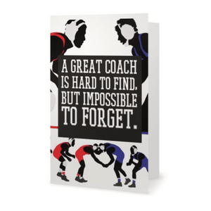 Wrestling Coach Card