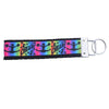 Girls Cheer Wristlet Keychain- Multi Colored - Sportybella