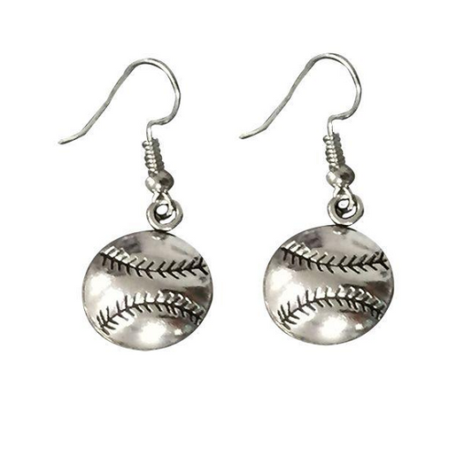 Softball Earrings- Baseball Earrings - Sportybella