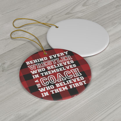 Wrestling Coach Gift, Wrestling Ornament