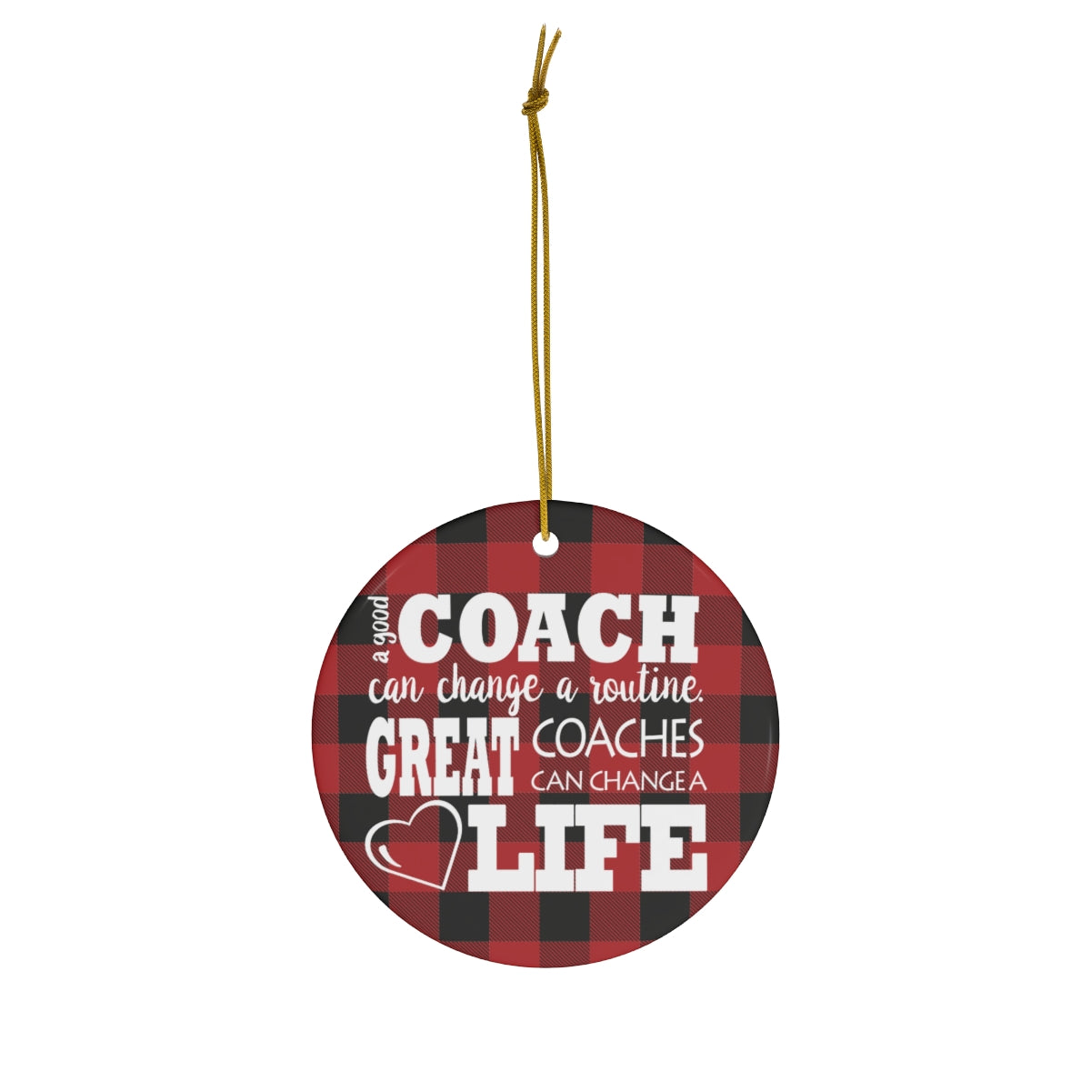 Cheer coach ornament