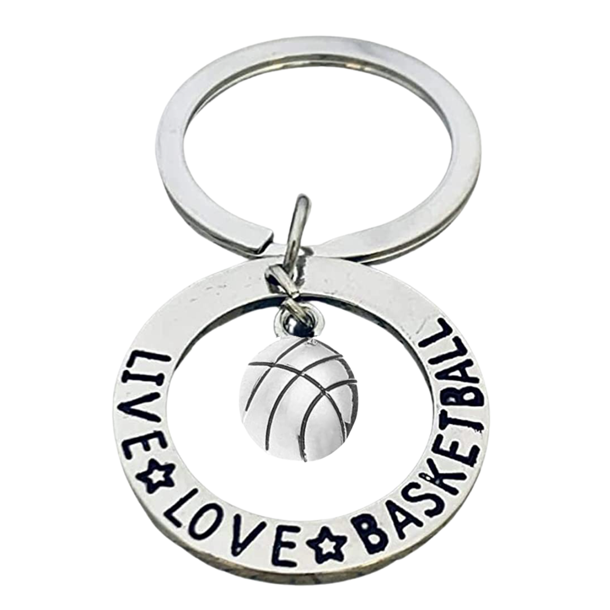 Live Love Basketball Keychain