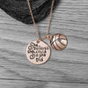 Basketball She Believed She Could So She Did Necklace - Sportybella