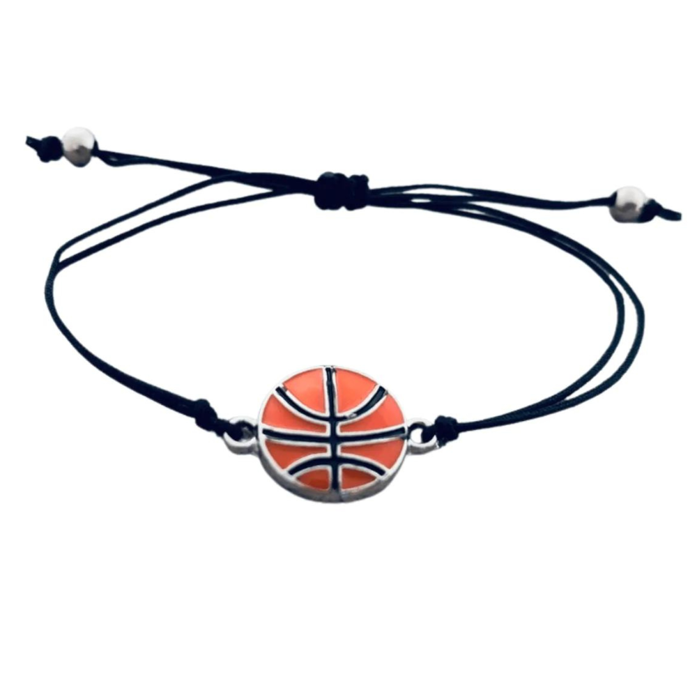Basketball Adjustable String Bracelet