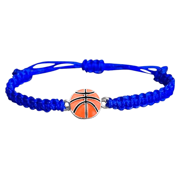 Basketball Charm Rope Bracelet