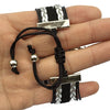 Black Lacrosse Bracelet - Pick Charm - Sportybella