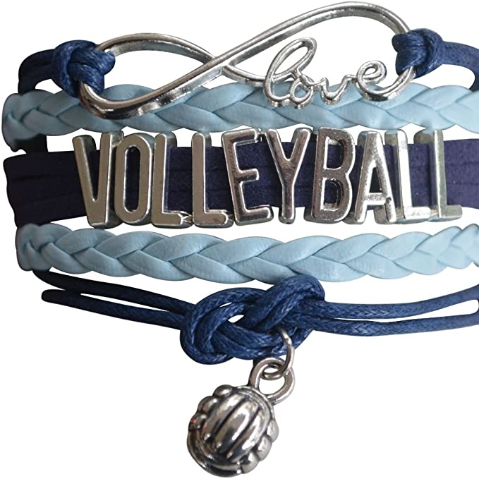 Girls Volleyball Bracelet-15 Team Colors