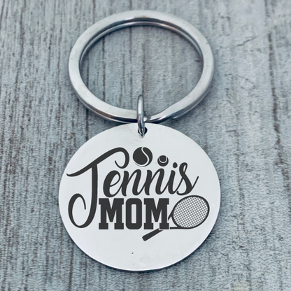Tennis Mom Keychain