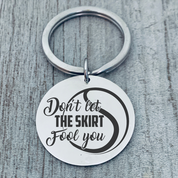 Tennis Keychain - Don't Let the Skirt Fool You