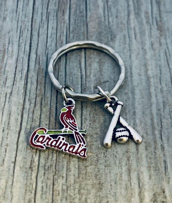 Saint Luis Cardinals Baseball Keychain