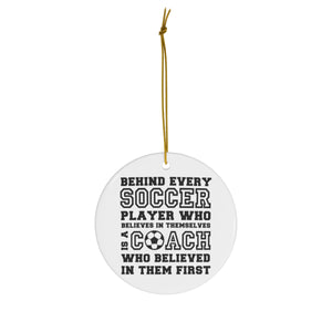 Soccer Coach Christmas Ornament, Soccer Coach Gift