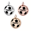 Personalized Soccer ball Engraved Charm