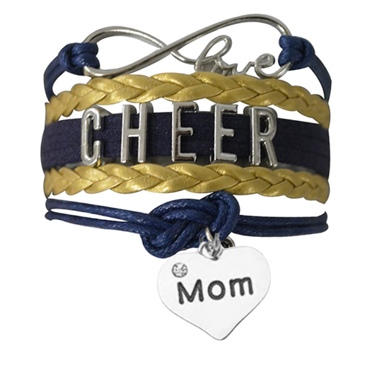 Cheer Mom Bracelet- Pick Team Colors