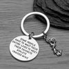 Cheer Mom or Dad Keychain- Some People Have to Wait Their Entire Lives to Meet Their Favorite Athlete, I Raised Mine - Sportybella