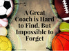 Football Great Coach is Hard to Find Keychain - Sportybella