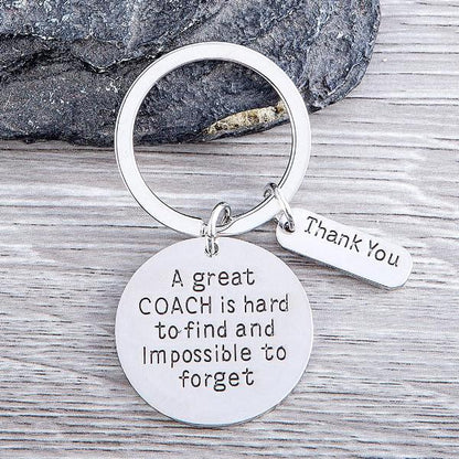 Great Coach is Hard to Find Coach Keychain - Sportybella