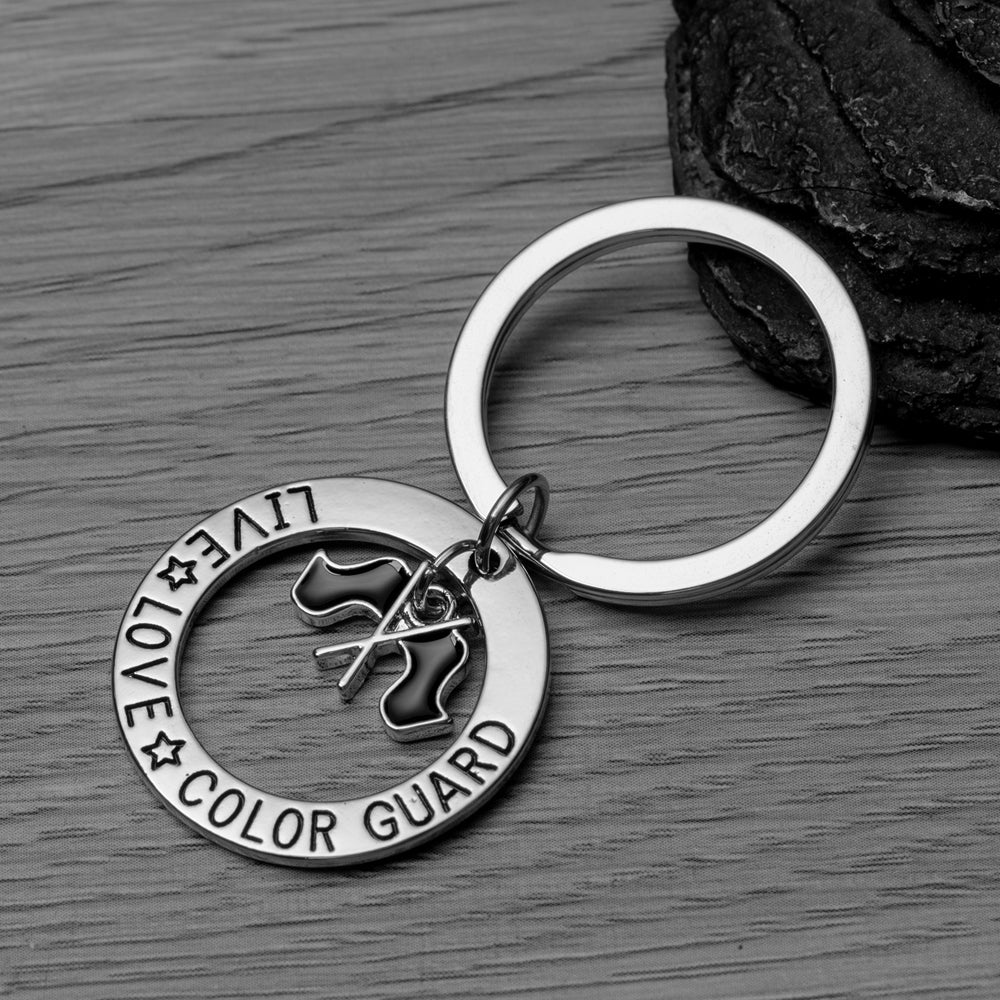 Color Guard Keychain