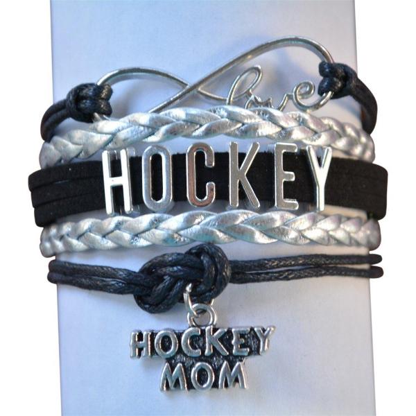 Infinity Hockey Mom Bracelet - Sportybella