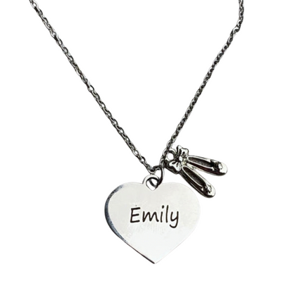 Personalized Engraved Dance Necklace