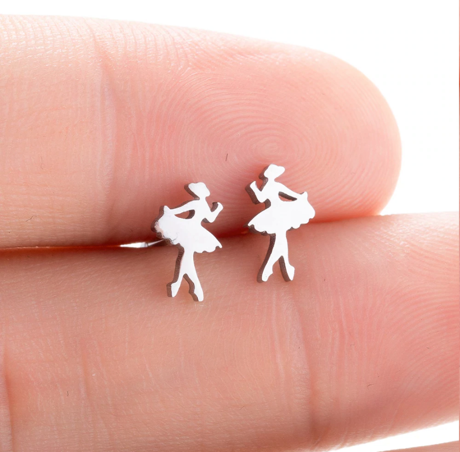 Dance Stud Earrings for girls