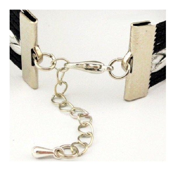 Infinity Girls Hockey Charm Bracelet - Sportybella