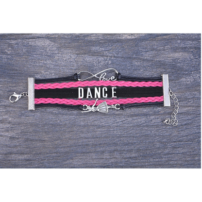 Girls Dance Infinity Bracelet- 3 Sizes - Sportybella