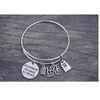Girls Basketball She Believed  She Could She Did Bangle Bracelet - Sportybella