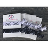 Field Hockey Hair Ties - 5 pack - Black White - Sportybella