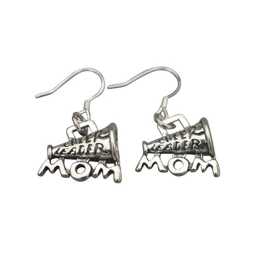 Cheer Mom Earrings for Cheerleading Moms - Sportybella