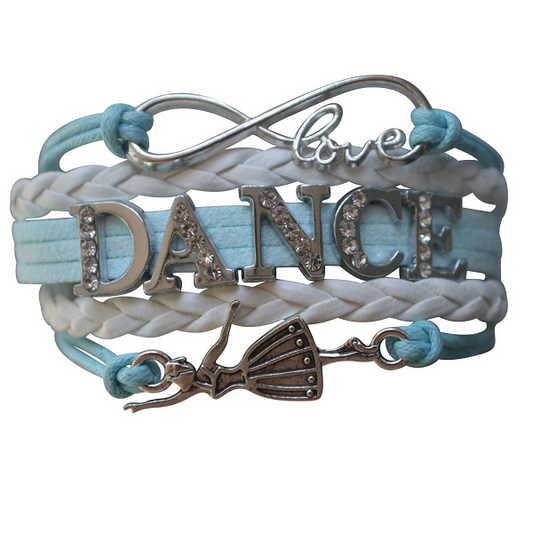 Dance Rhinestone Bracelet- Blue - Sportybella