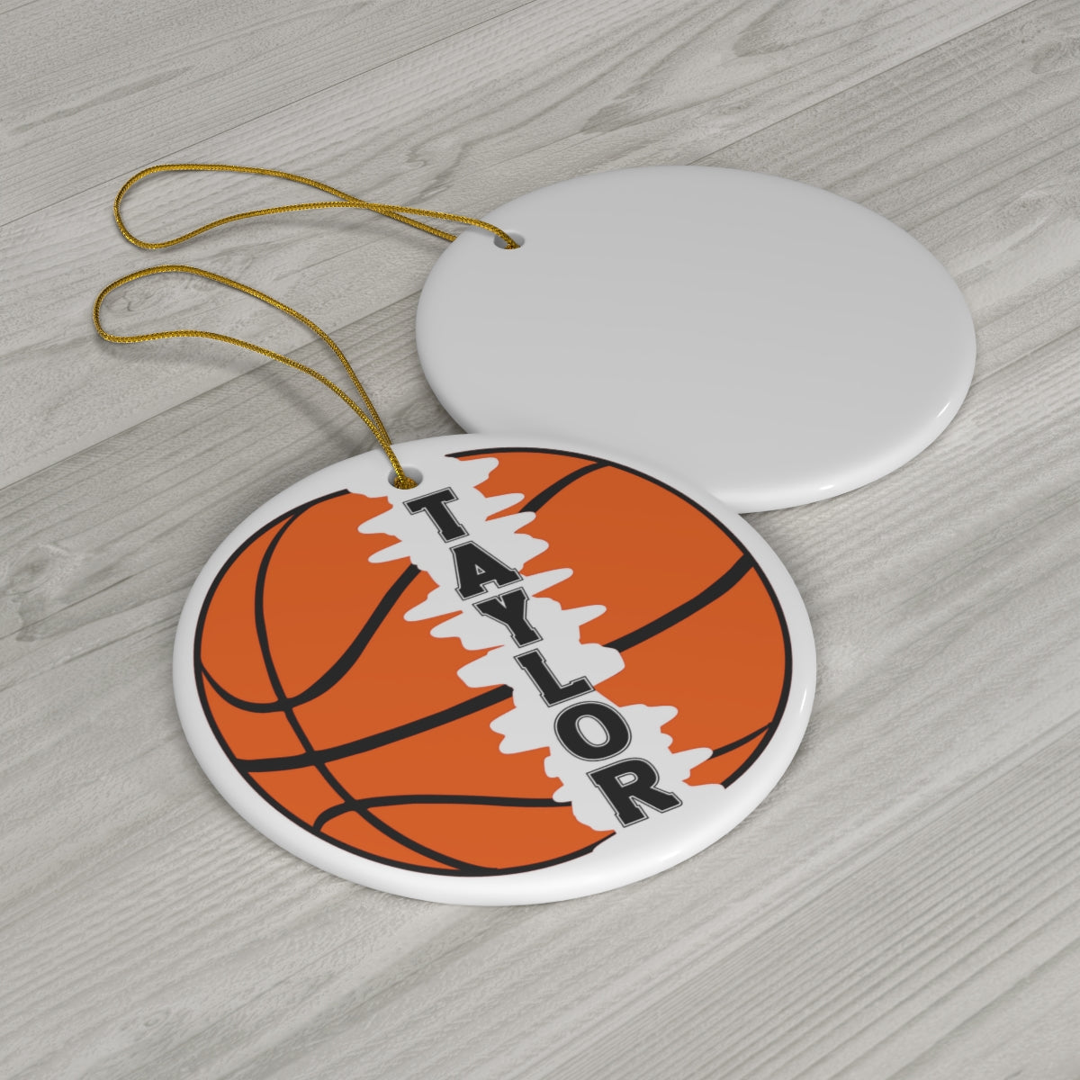 Personalized Basketball Ornament