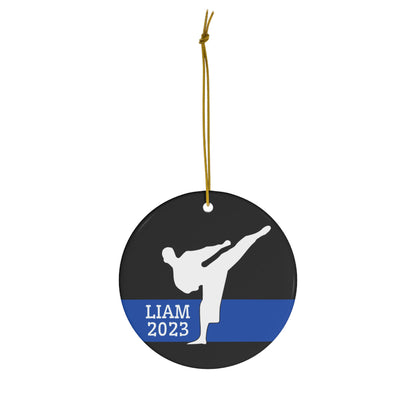 Karate Ornament, 2024 Personalized Karate Christmas Ornamen