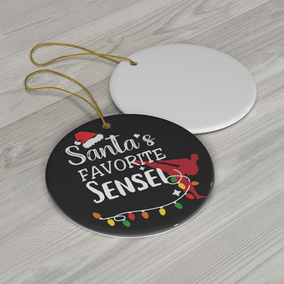 Sensei Ornament, Santa's Favorite Sensei