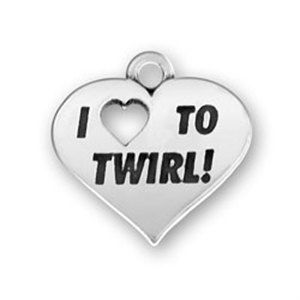 I Love to Twirl Charm
